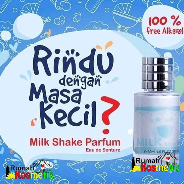PARFUM MILKSHAKE VANILA (ORIGINAL DAN HALAL)/PARFUM AROMA MANIS/ICE CREAM PARFUM/PARFUM LONGLASTING