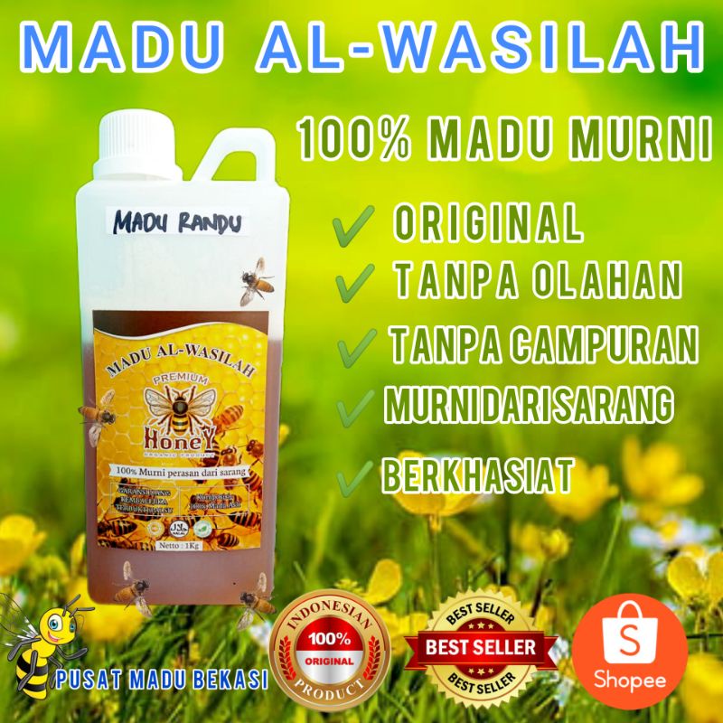 

Madu murni 1kg - Madu Asli 100% Full Nektar / Madu Randu