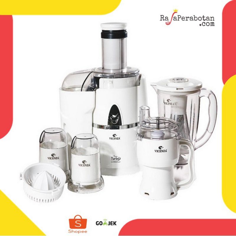 blender set / juicer vicenza kaca