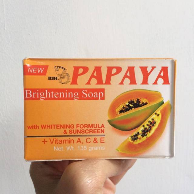 RDL Papaya Brightening Soap - Sabun RDL 135gr