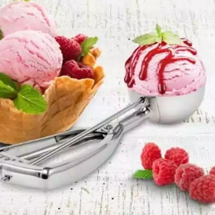 9.9 STOK READY Ice cream Scoup 4 5 6 cm Yakima scop sendok sekop scoop es krim stainless steel murah
