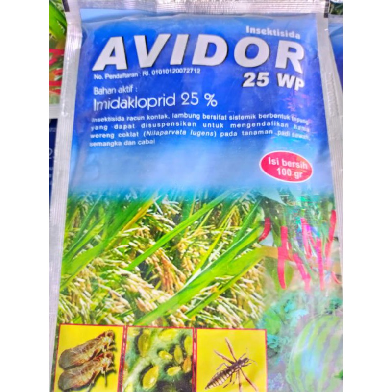 Insektisida AVIADOR 25WP / Bahan Aktif Imidakloprid 25%