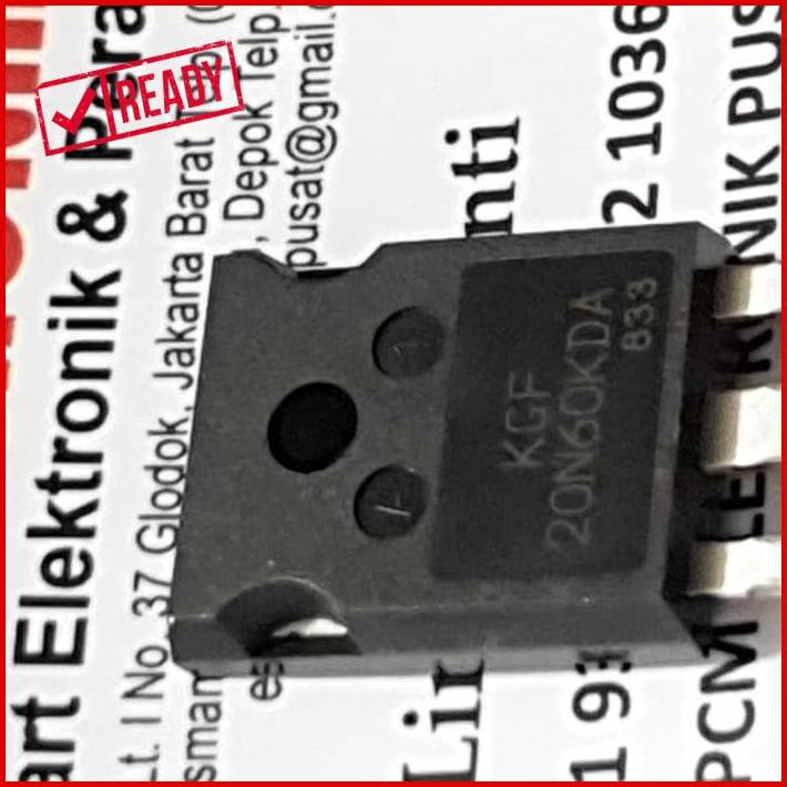 Transistor Mosfet Kgf 20 N 60 Kgf20N60 Kw 1 Pcmel29 Dijamin
