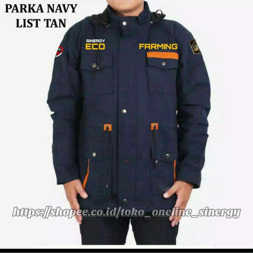 JAKET PARKA COWOK ECO FARMING/ JKT-C03