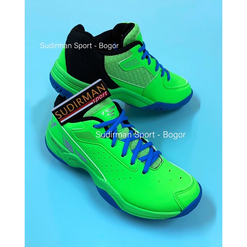 New Sepatu Badminton JUNIOR Victor P 9500 / P9500 JR G (Neon Green)