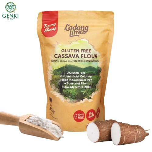 

Ladang Lima GF All Purpose Cassava Flour (Tepung Singkong) - 500 g