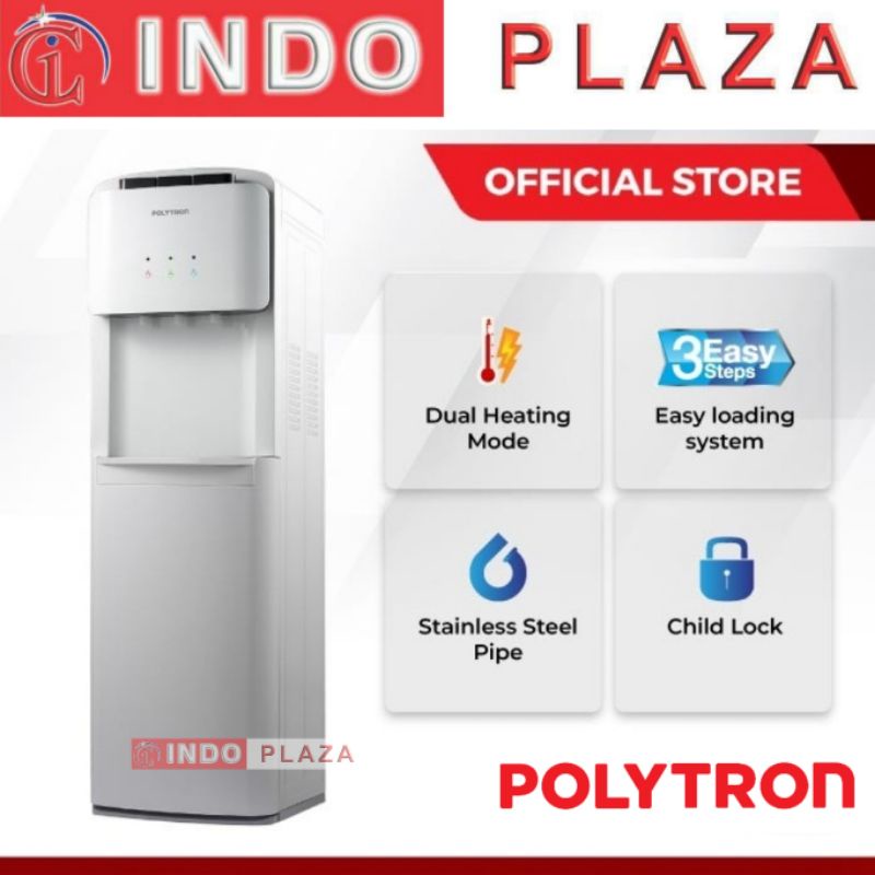 DISPENSER GALON BAWAH POLYTRON PWC-600 LOW WATT