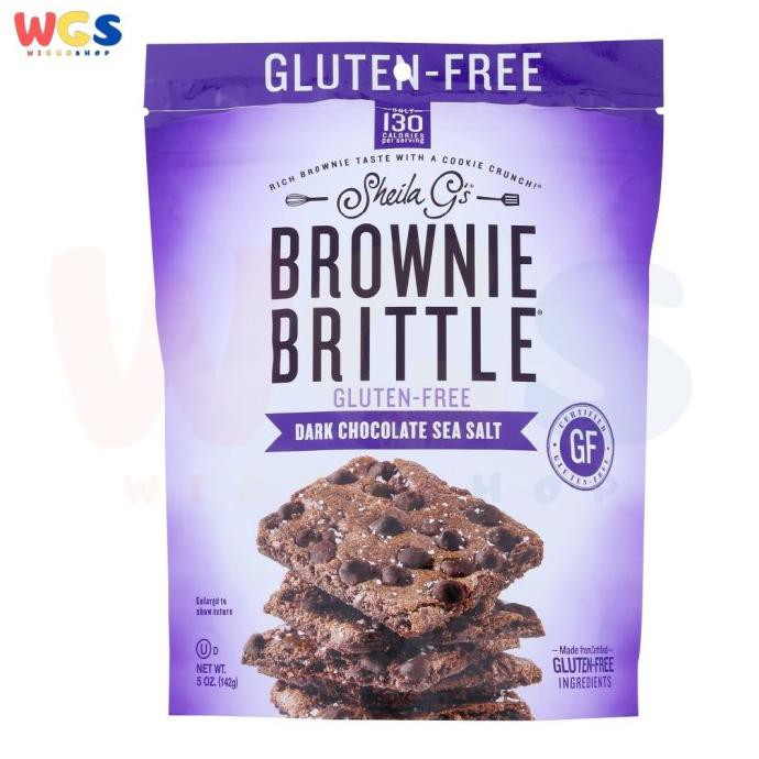 

TERLARIS BISKUIT BROWNIE BRITTLE GLUTEN-FREE DARK CHOCOLATE SEA SALT 128G