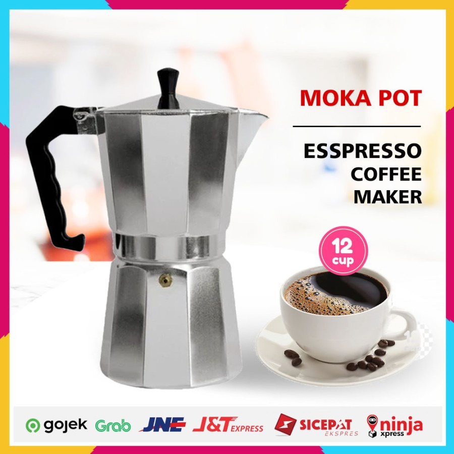 Moka Pot coffee maker 12 cup - Espresso Coffee Maker 12 cups Mokapot