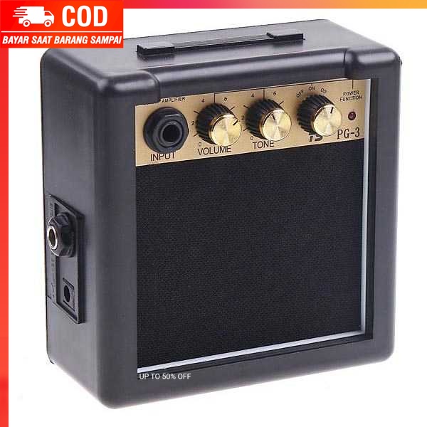 (100% BARANG ORI) Amplifier Mini Gitar Elektrik 3W - PG-3