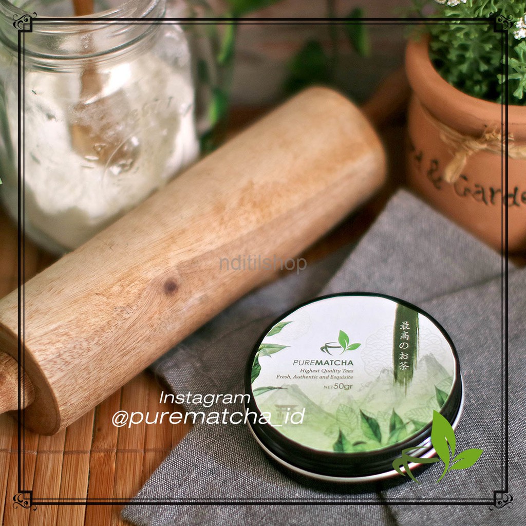 

Pure Premium Matcha Greentea Bubuk Powder 50gram