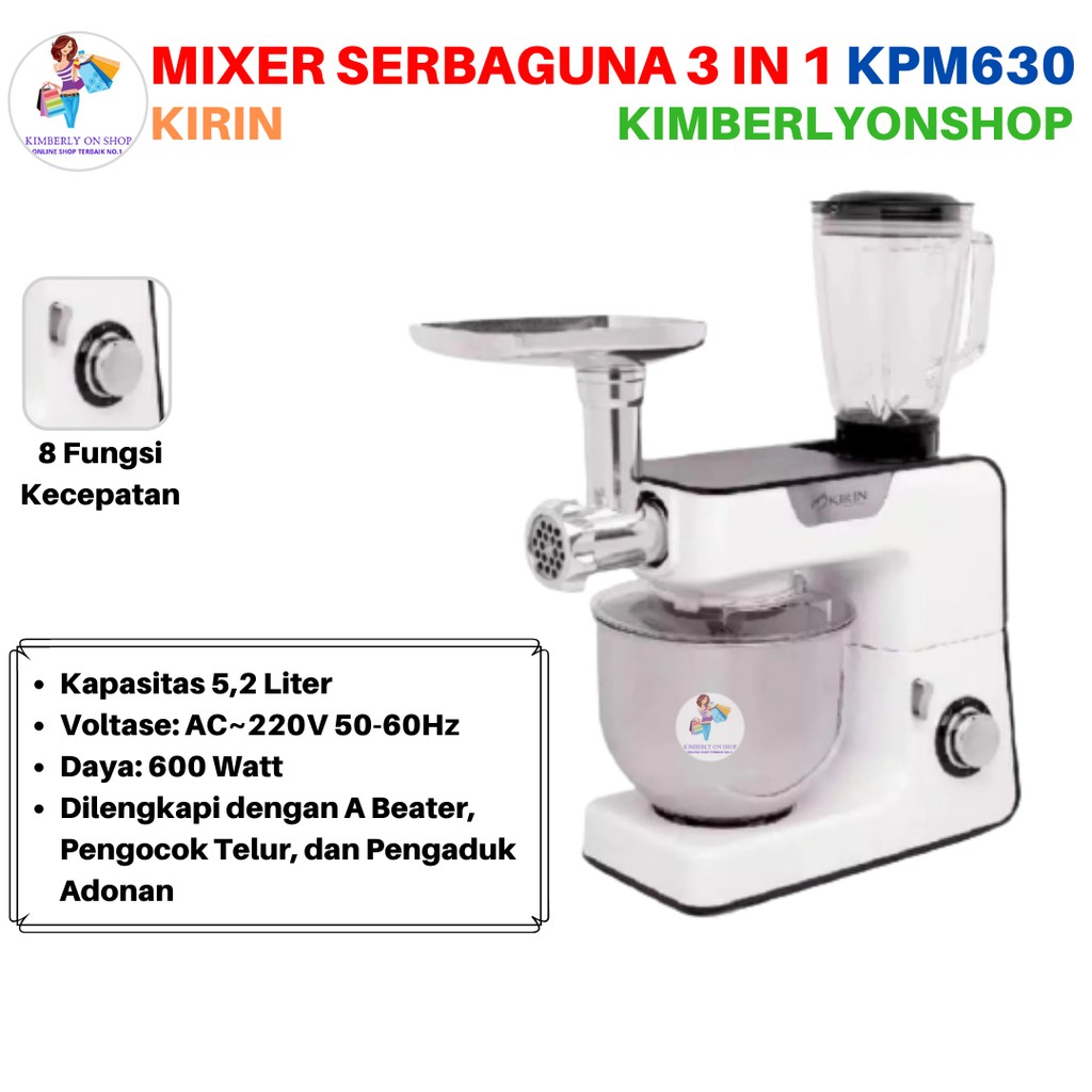 Mixer Penggiling Daging Planetary Standing Kirin KPM630