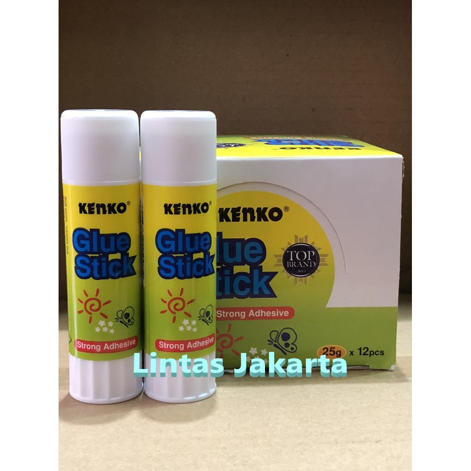 Lem Stick Putar / Lem Kertas 25 gr Merk Kenko