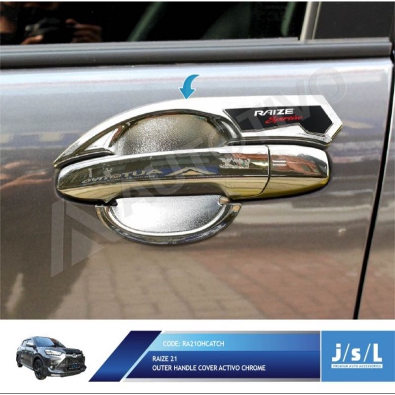 cover outer Toyota Raize 2021 activo chrome jsl