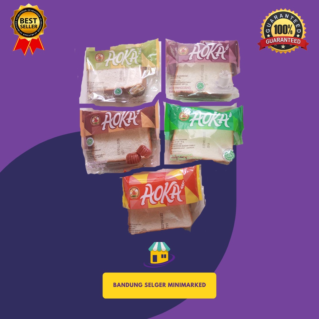 

AOKA Roti Panggang Aoka Roti Panggang Lembut Tersedia Bermacam Rasa