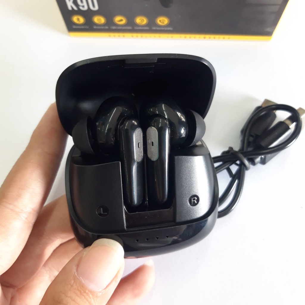 Headset Bluetooth K90 Stereo Wireless Earbuds K90