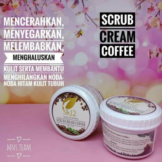 Lulur kopi coffee scrub SR12 BPOM ORIGINAL