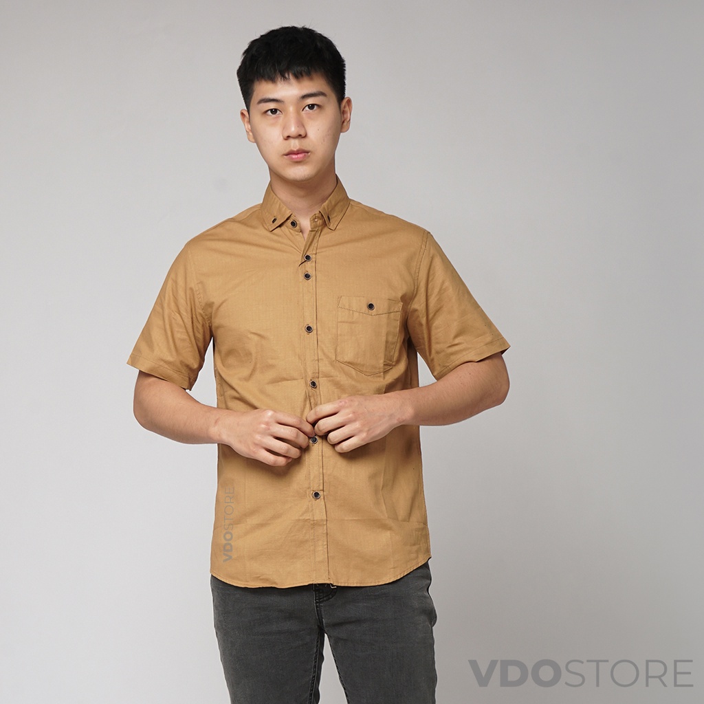 KEMEJA PRIA KHAKI BASIC LENGAN PENDEK BAJU POLOS DEWASA PREMIUM KEMEJA KERJA TEBAL M L XL HITAM PUTIH NAVY ARMY CREAM KEMEJA KANTOR FORMAL SANTAI CASUAL SEMI KASUAL VIRAL MURAH KATUN KUALITAS