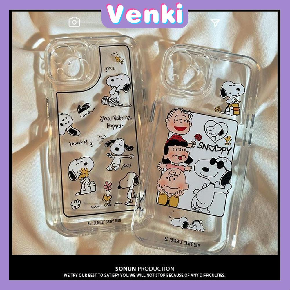 iPhone Case Silicone Soft Case Clear Case Thickened Shockproof Protection Camera Cartoon Cute Compatible For iPhone 11 iPhone 13 Pro Max iPhone 12 Pro Max iPhone 7 Plus iPhone xr