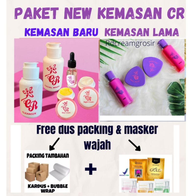 [COD] Cream Cr Ungu  /CREAM RD CV ARNI TERMURAH