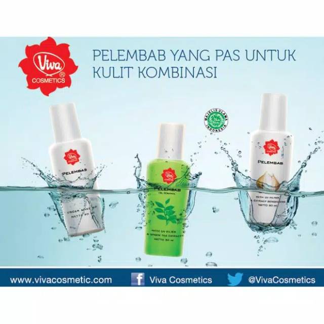 Viva Pelembab 30ml under make up bengkuang green tea