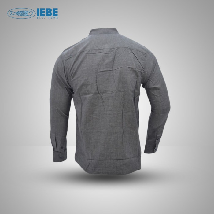 Kemeja Pria Slimfit Kemeja Cowok Distro Men Casual Atasan A7D2 IEBE Lengan Panjang Kasual A3AH8003 G