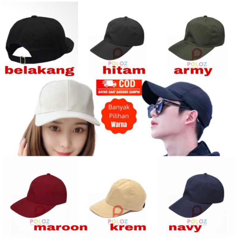 TOPI POLOS / TOPI BASEBALL/ TOPI BISBOL / TOPI JARING / TOPI TRUCKER