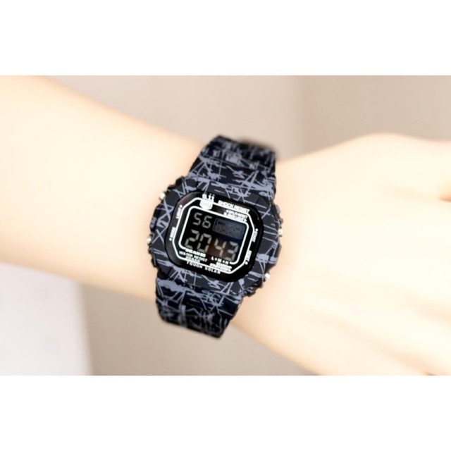 Jam tangan 5 11 digital 4wrna