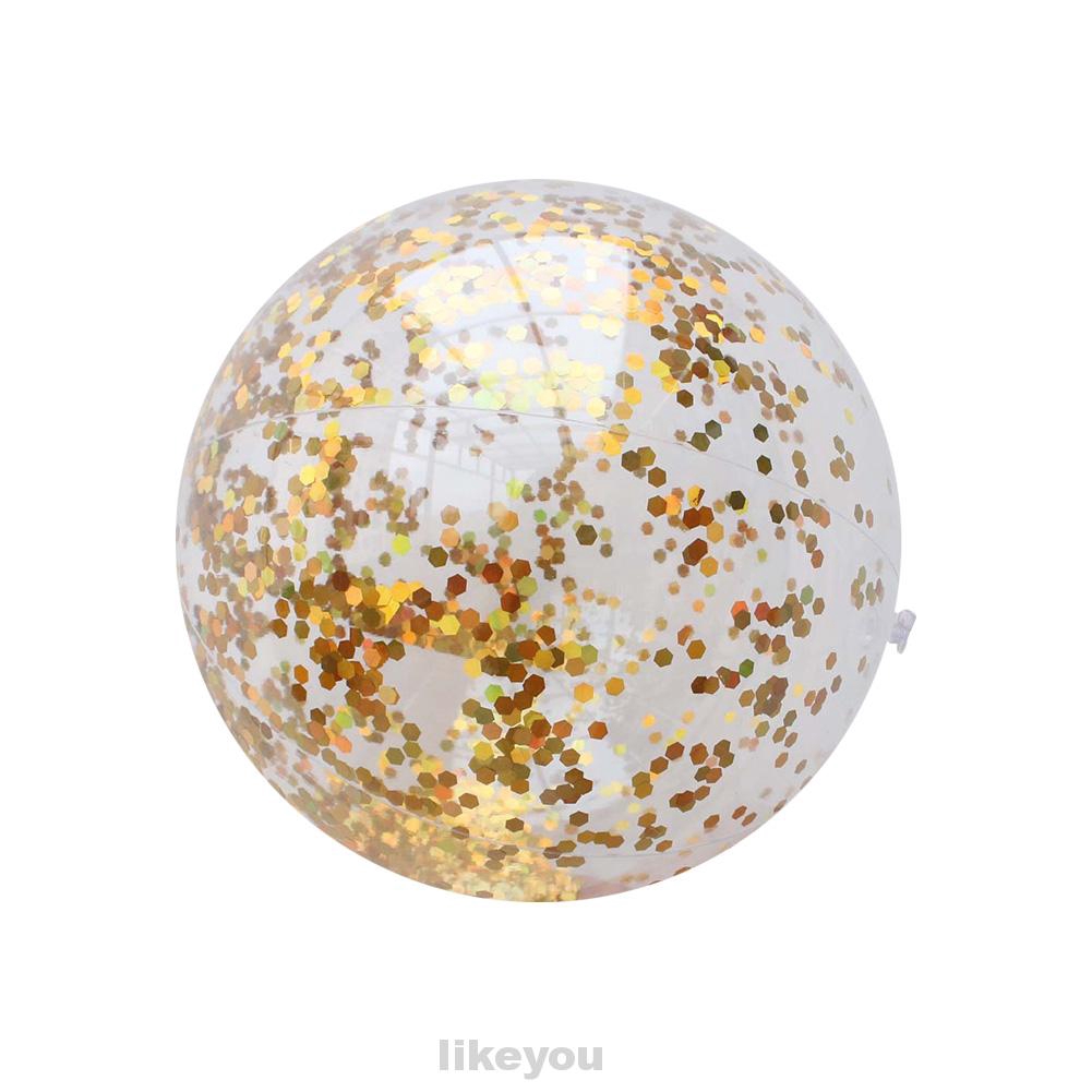 glitter confetti beach ball