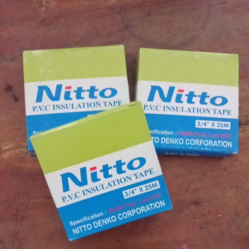 

Isolasi NITTO 3/4 × 25M