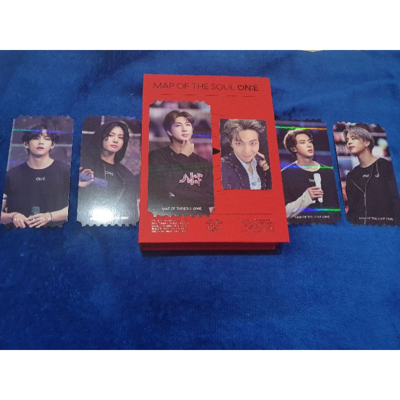 BTS MOTS ONE DVD HOLO TICKET AND PC