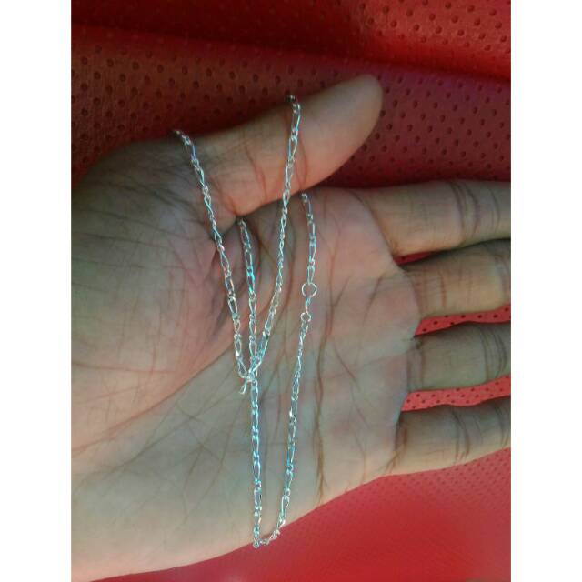 Kalung Rantai Perak Pipih