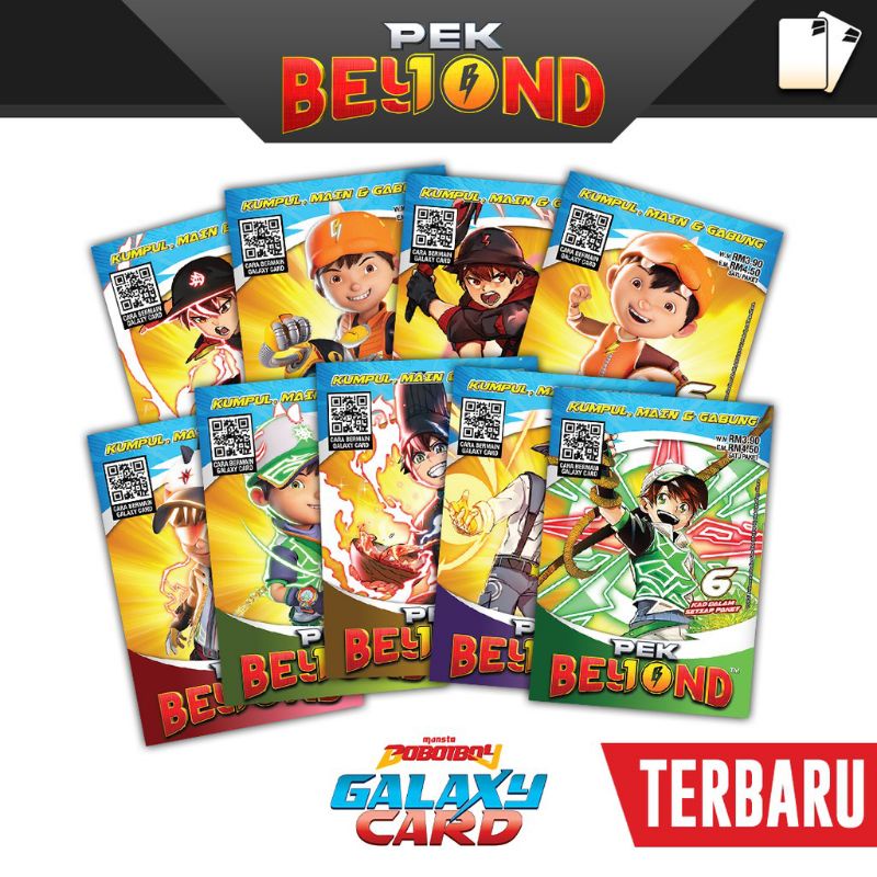 BoBoiBoy Galaxy Card: Pek Beyond(54 Kad)