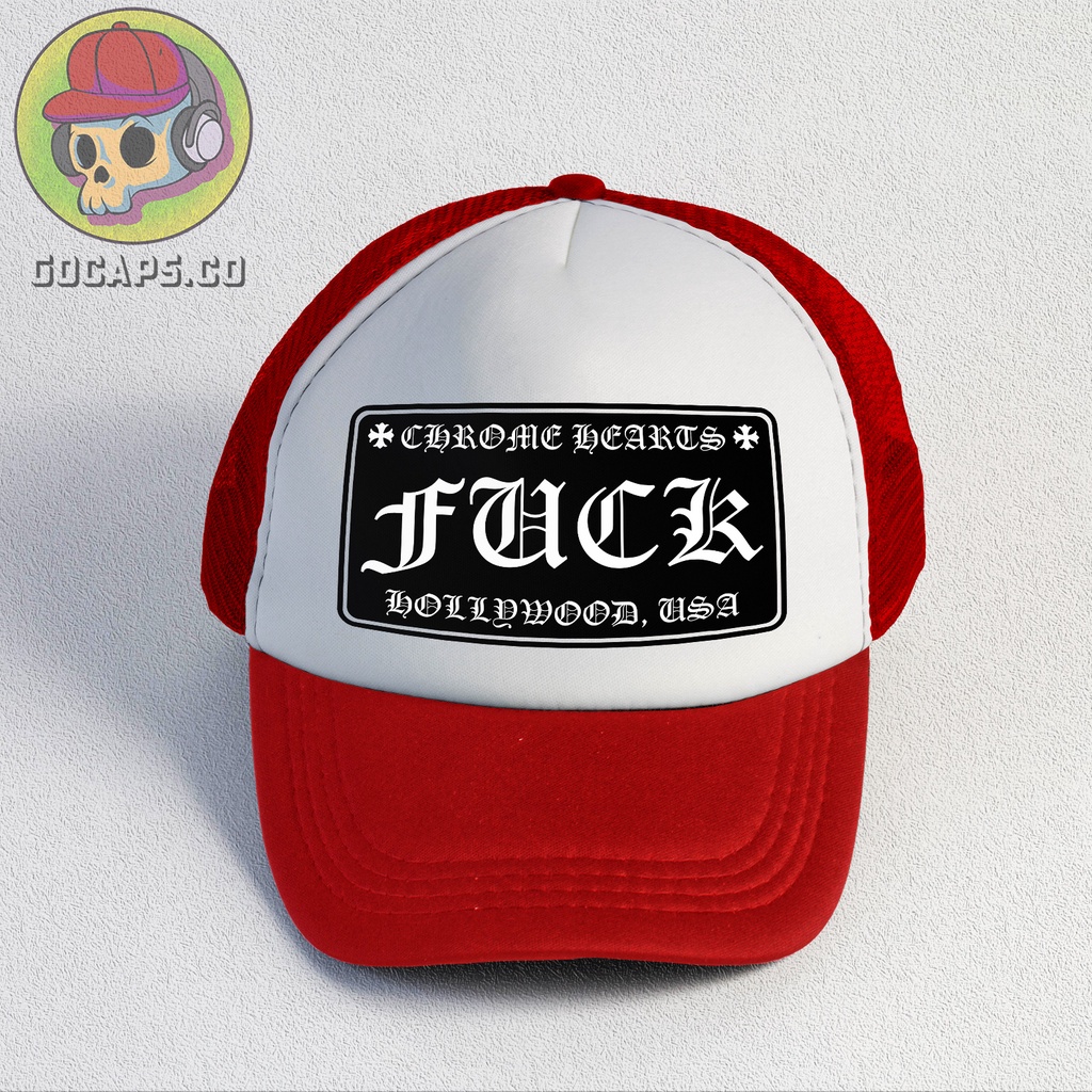 Chrome | Trucker | Trucker hat | Topi Cowo | Topi | Brand | Gocaps