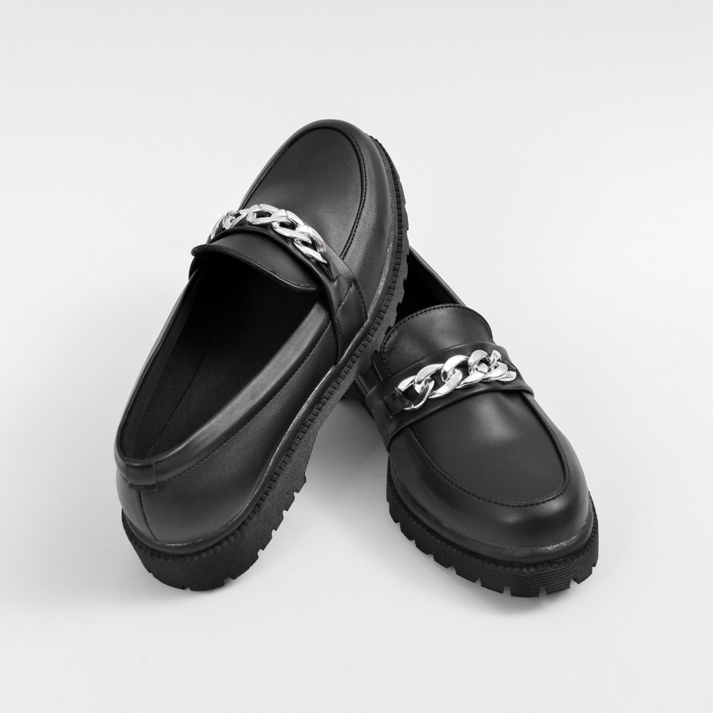 Xcloud x LikeProject Sepatu SlipOn Casual Wanita NADINE Black