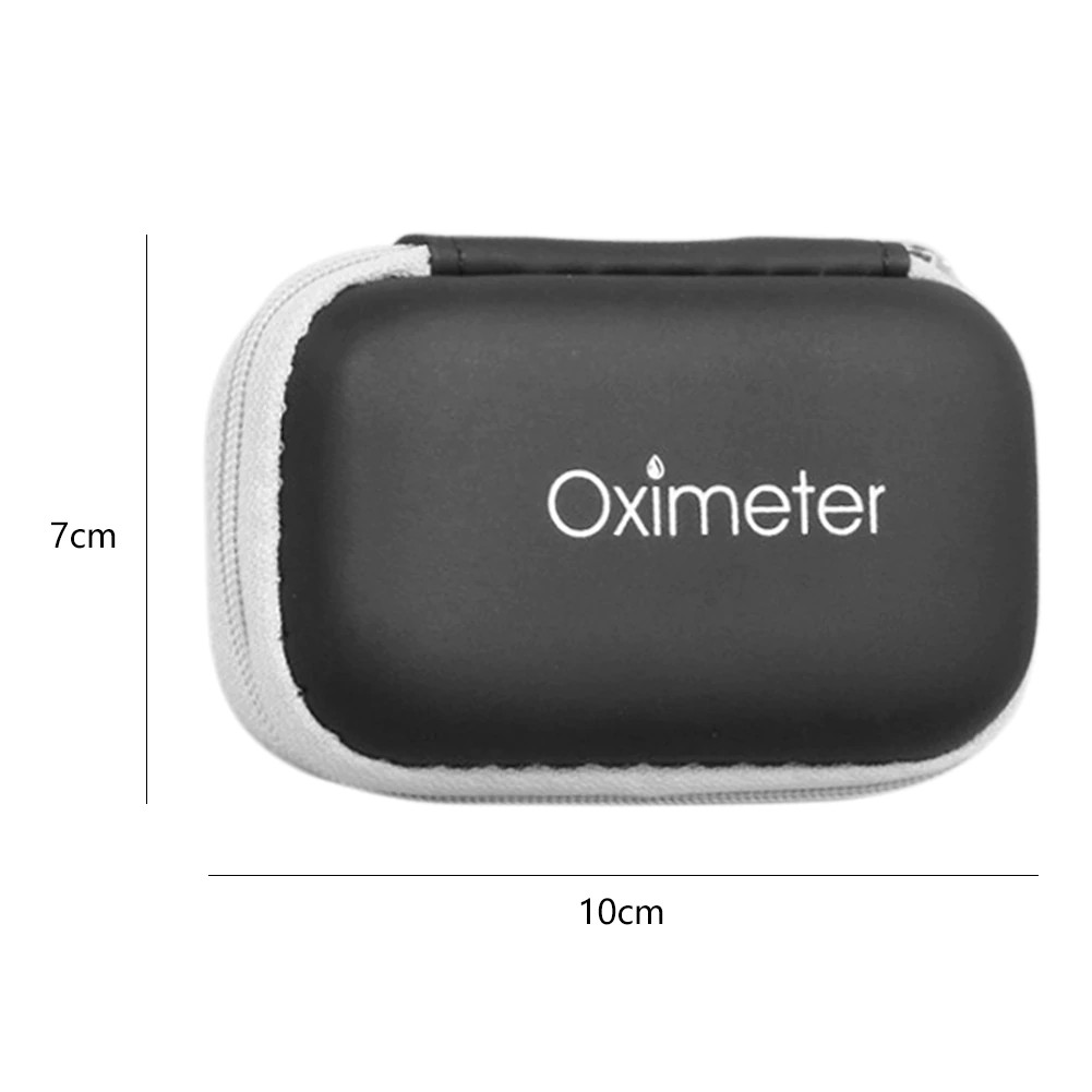 Tas Oximeter tas pelindung Tas Penyimpanan Oximeter Bahan Eva Netral Dengan Resleting Zipper - 44016