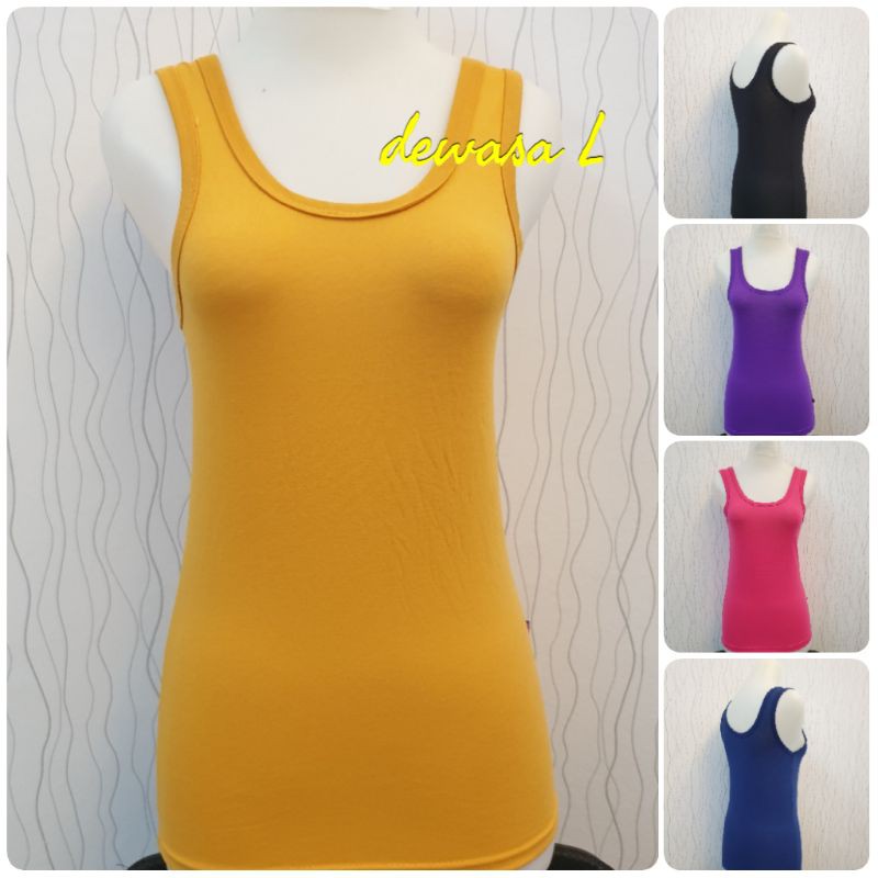 agnes singlet bis L dewasa spandek kaos