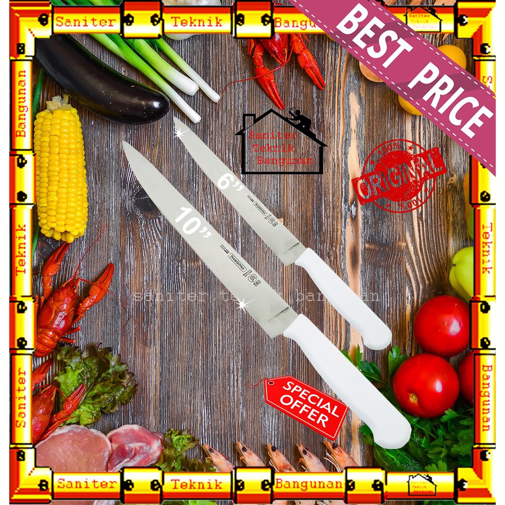 Pisau Dapur Tramontina 6&quot; &amp; 10&quot;-Pisau Daging-Knife