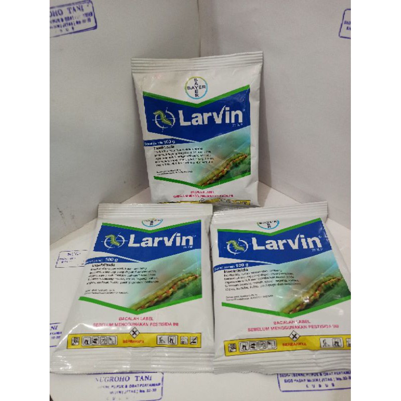 INSEKTISIDA LARVIN 75 WP 100 GR PENGENDALU ULAT