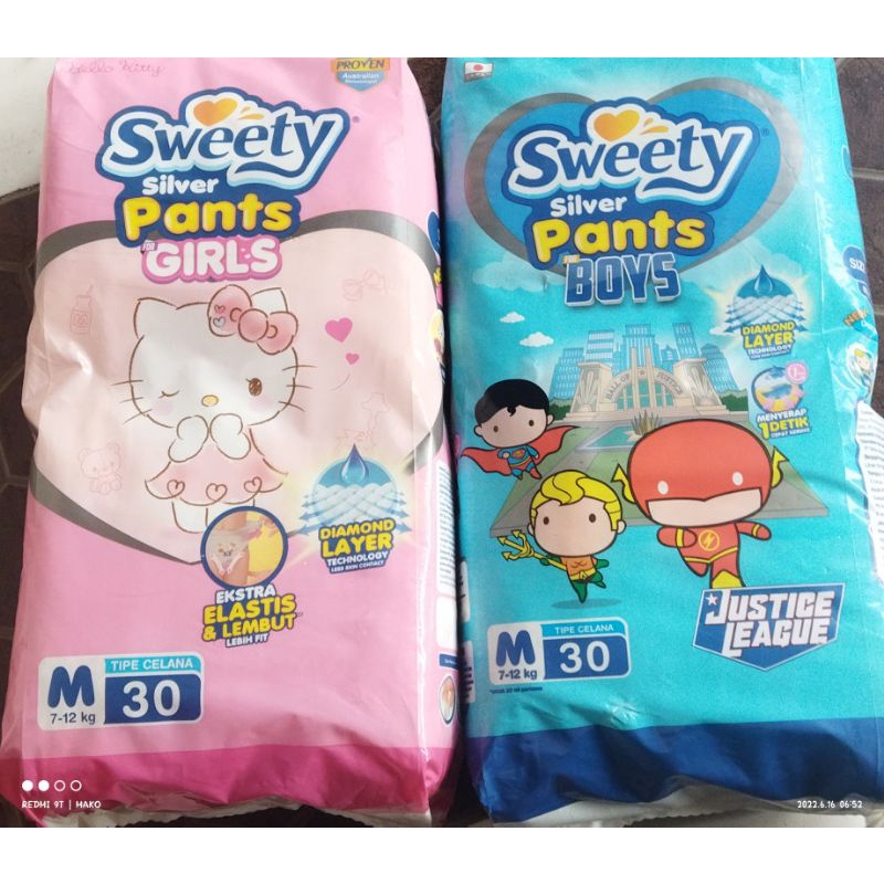 sweety gold silver bronzen - happy nappy - huggies S M L XL XXL