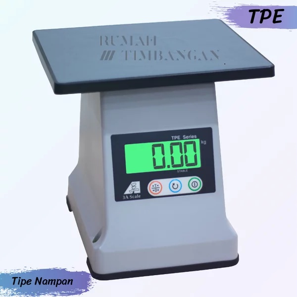 Timbangan Digital Quatro TPE-15, kap 15kgx5gram - tipe mangkuk