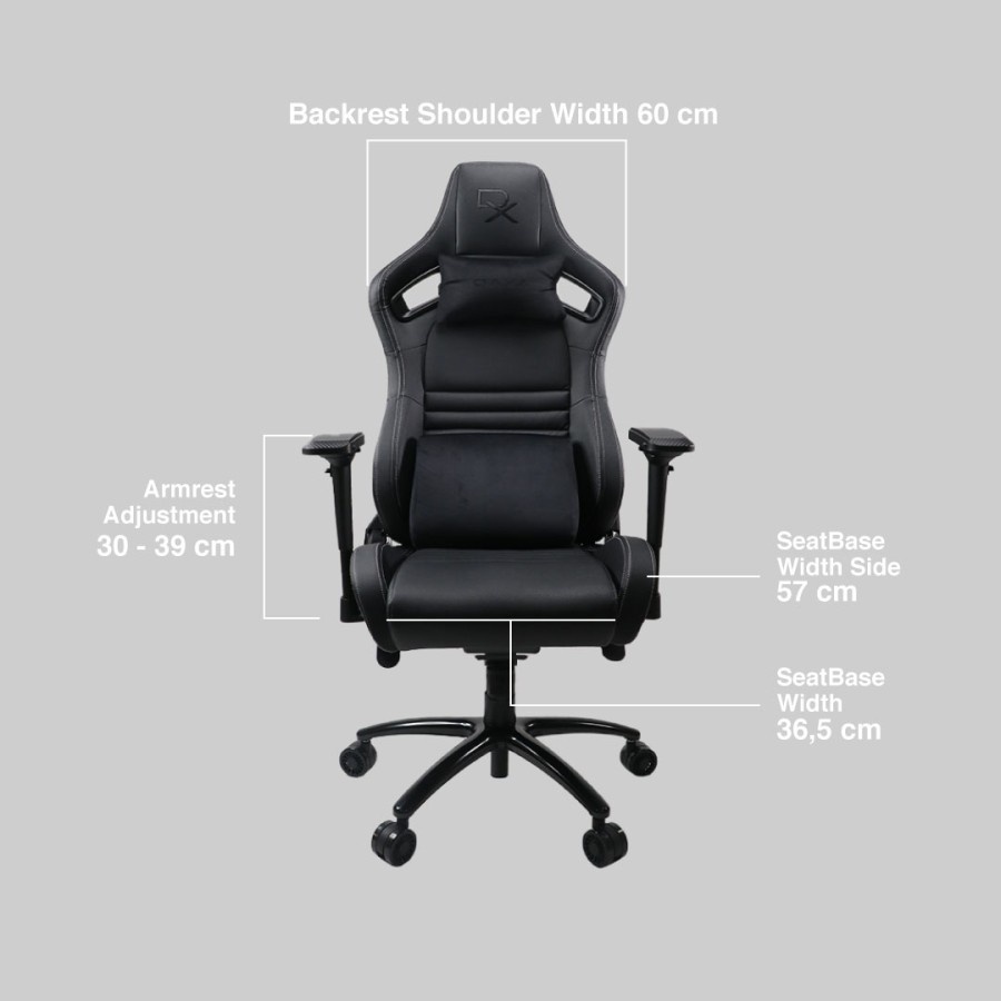 Gaming Chair Rexus Kursi Daxa Elco Two DX-EC2 / DX EC2 MAX