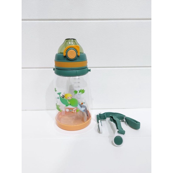 BOTOL MINUMKARAKTERBINATANG LAUT KD2667 550 ML PLUS TALI PANJANG