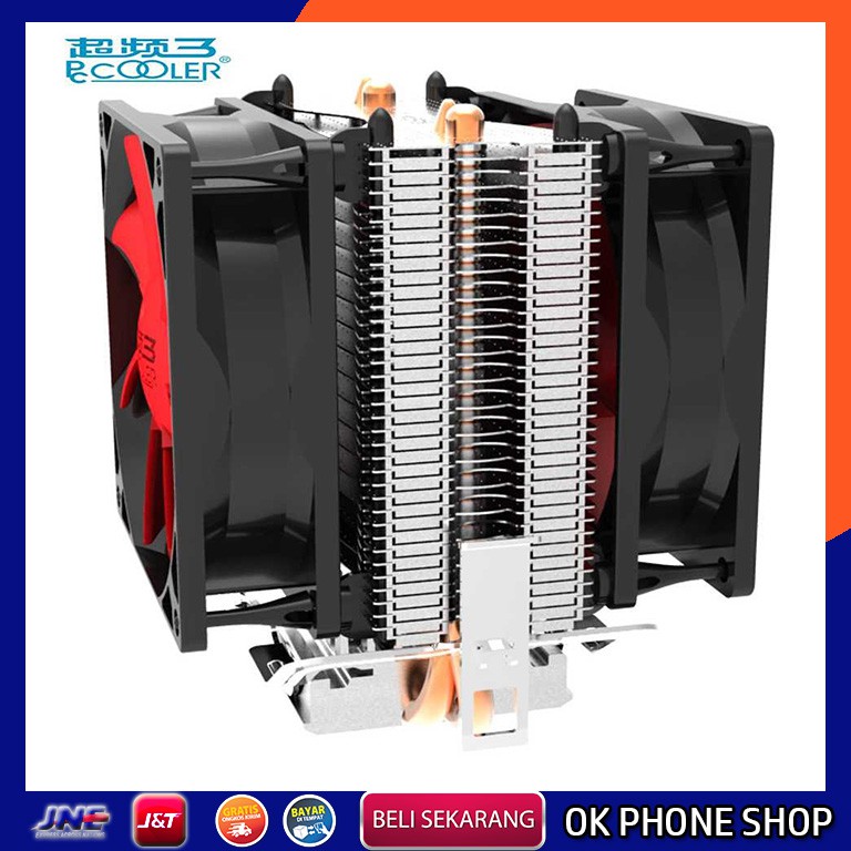 Jual Pendingin Pc Cooler Mini CPU Heatsink Dengan 2 Heatpipe Radiator