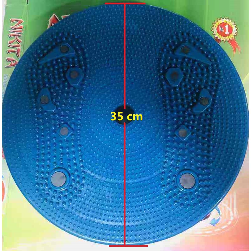 New Besar Jogging ukuran 35 x 35 x 3 cm / Alat Pelangsing Pijat Kaki Alat Olahraga Pelangsing