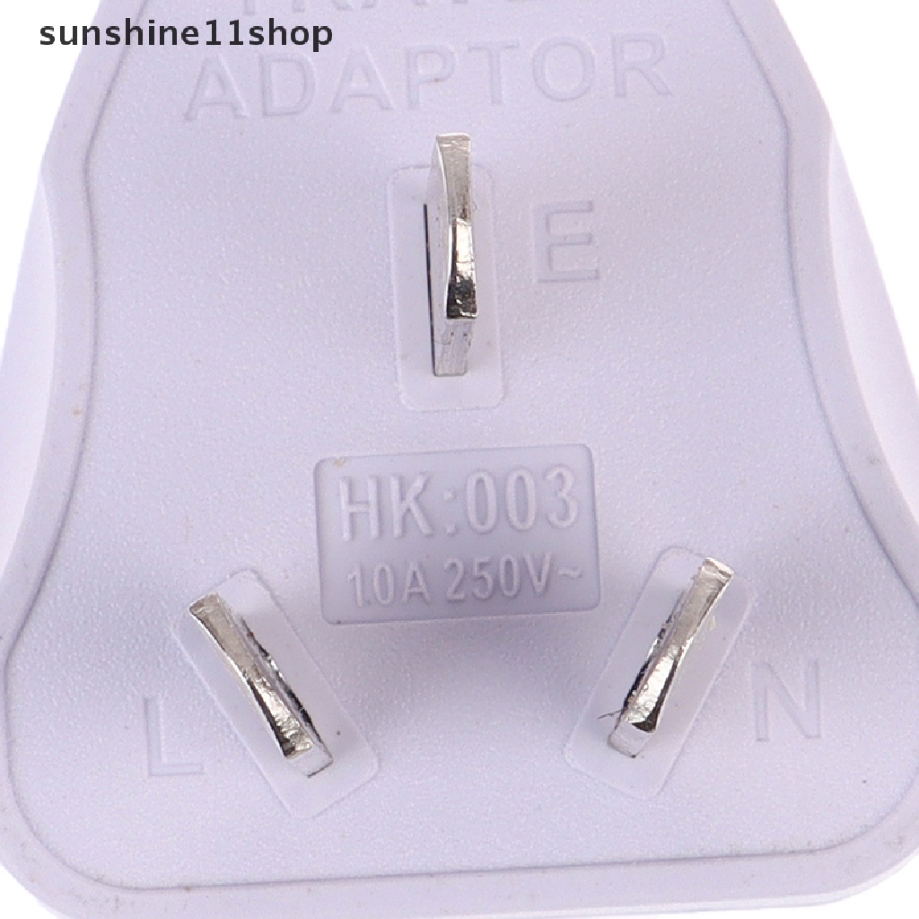 Sho Adapter Power Plug USA EURO Asia Ke AU 3 Pin Universal Untuk Travel