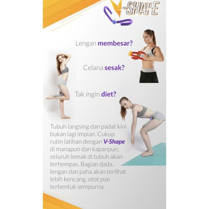 vshape v-shape burn fat minimalis mengencangkan miss v bakar kalori