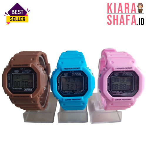 [FREE BOX] Jam Tangan Anti Air / Jam Tangan Pria &amp; Wanita Anti Air / Jam Tangan 511 Digital