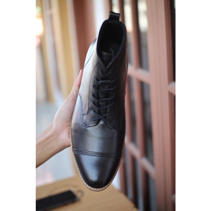 Sepatu Boot Pria Kulit Asli Sepatu Pantofel Sepatu Formal Boston Pavel Promo Heboh| Serba Murah| Trendi| Premium| Import| Terlaris| Cuci Gudang| Stok Terbatas| Produk Terbaru| Terlaris| Sangat Laku| Baru| Hot||