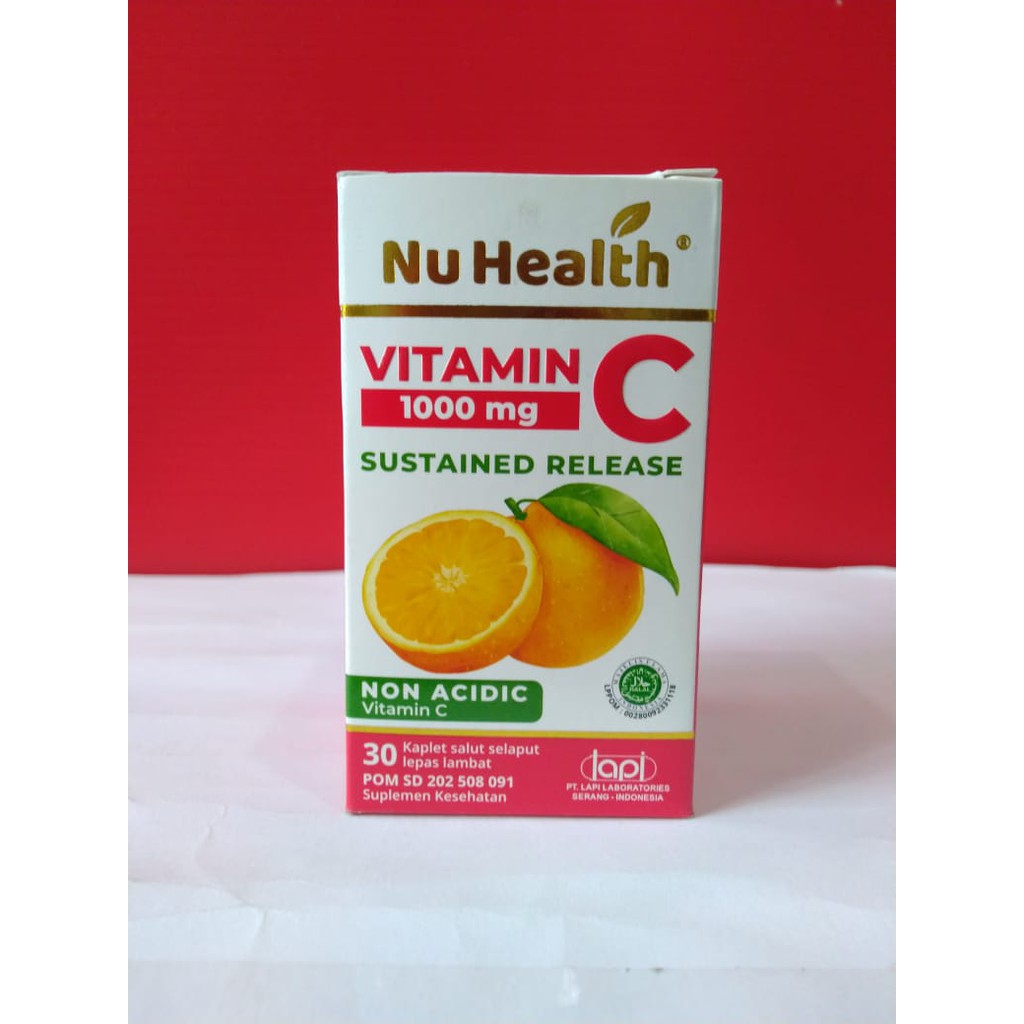 Nu Health Vitamin C 1000 Mg Botol Shopee Indonesia